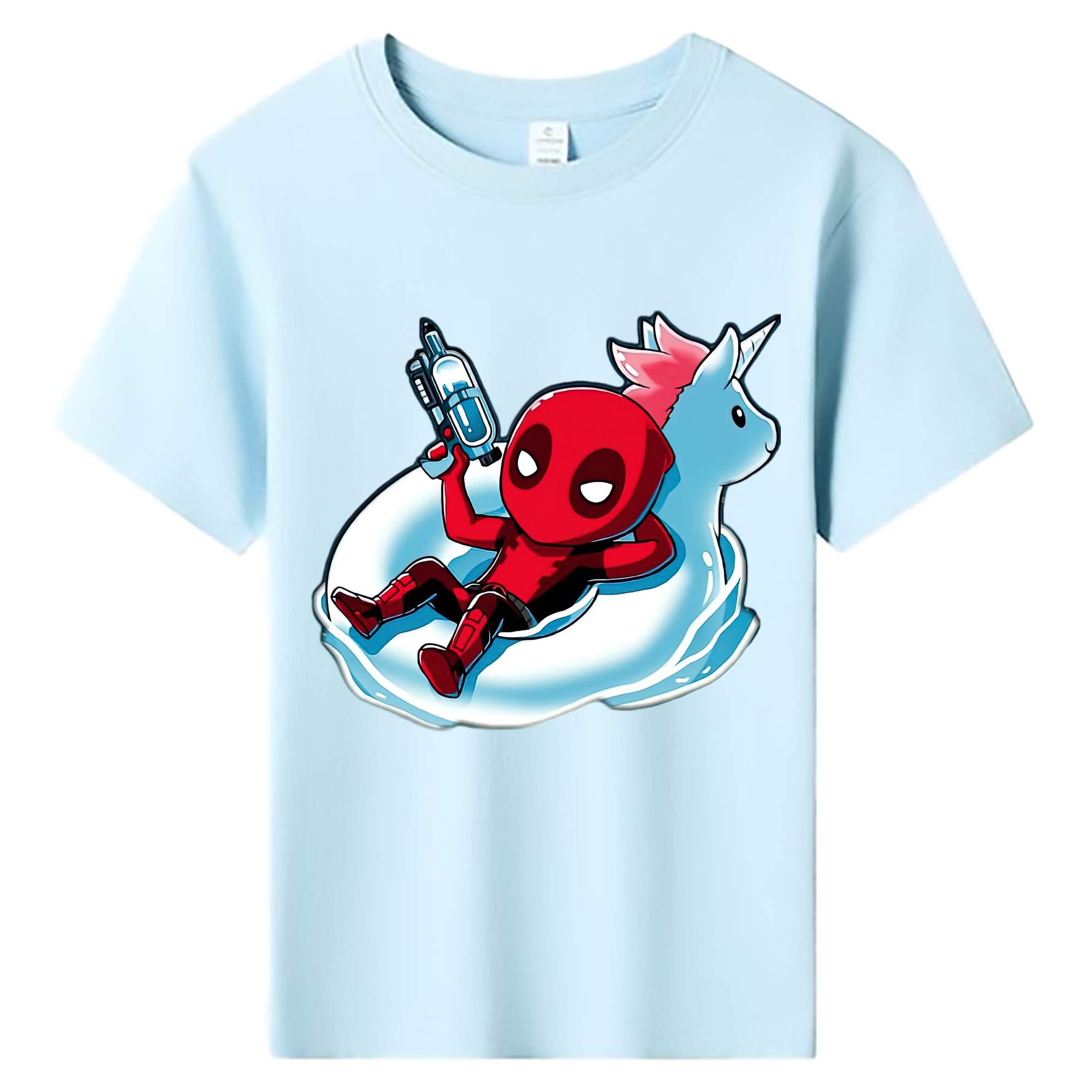 （画像用） Deadpool デッドプール 綿100％キッズTシャツ（フロントプリント）